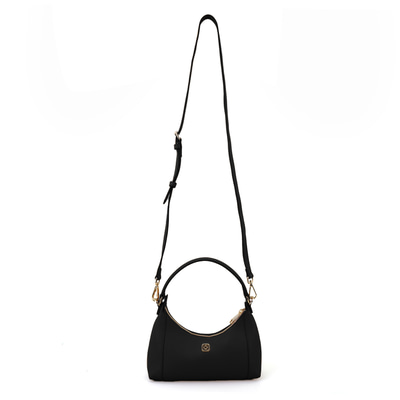 xxx Brielle Siyah Kadın Deri Omuz Çantası