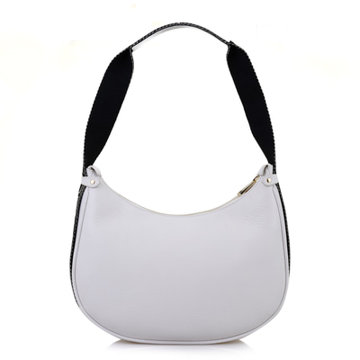 xxx Petunie Beyaz Kadın Desa Logo Askılı Deri Omuz Çantası