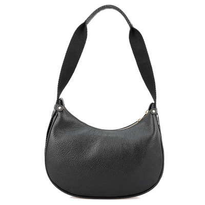 xxx Petunie Siyah Kadın Desa Logo Askılı Deri Omuz Çantası