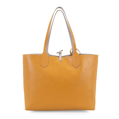 XXXEmely Bej Kadın Çift Taraflı Deri Omuz Çantası