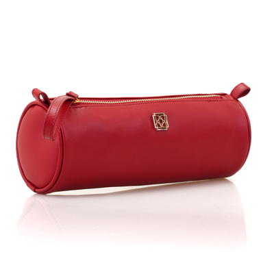 XXXKırmızı Napa Kalemlik/Makyaj/Tıraş Çantası