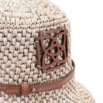 XXX(kod değişikliği)Meadow Bej Kadın Hasır Şapka