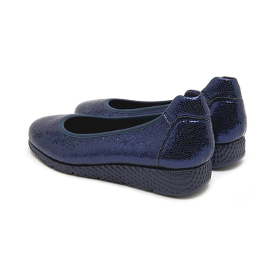 XXXMaid Comfort Metalik Lacivert Kadın Deri Günlük Ayakkabı
