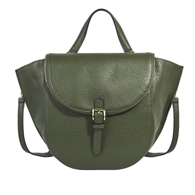 Yeşil Ansia Kadın Deri El Çantası