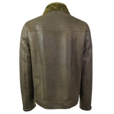 Yeşil Dante Erkek Kürk Mont