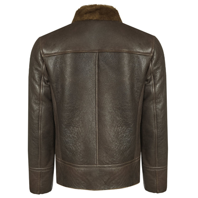 Yeşil Decenzio Erkek Kürk Mont