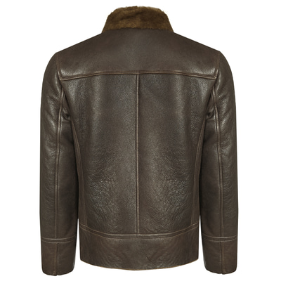 Yeşil Decenzio Erkek Kürk Mont