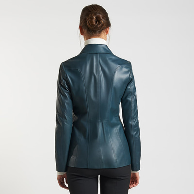 Yeşil Jaxie Kadın Deri Ceket