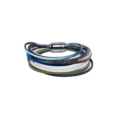 Yeşil Kadın Deri Bileklik