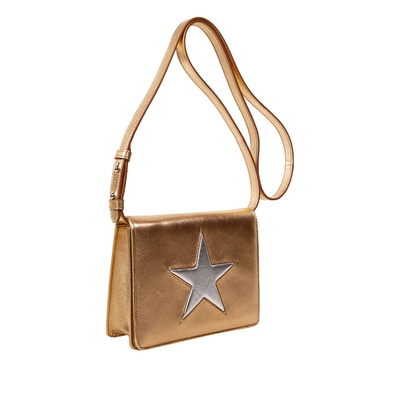 Yıldızlı Kadın Deri Omuz Askılı Çanta