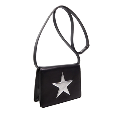 Yıldızlı Kadın Deri Omuz Askılı Çanta