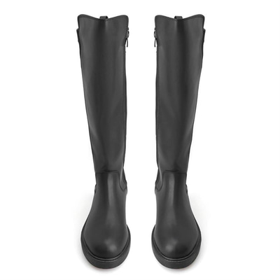 Zac Siyah Kadın Fermuarlı Çizme