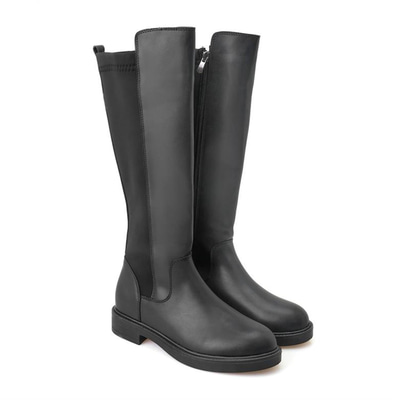 Zac Siyah Kadın Fermuarlı Çizme