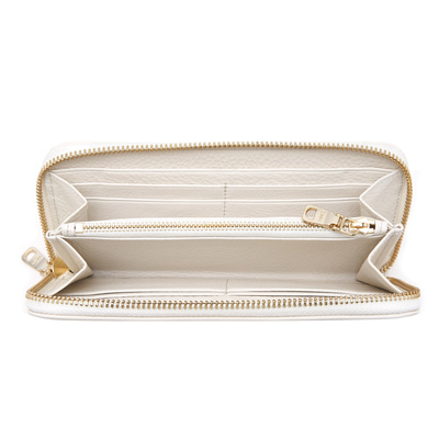 Zane Beyaz Kadın Deri Cüzdan