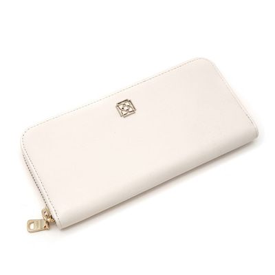 Zane Beyaz Kadın Deri Cüzdan