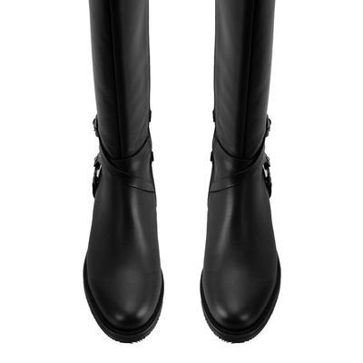 Zaria Siyah Kadın Deri Çizme