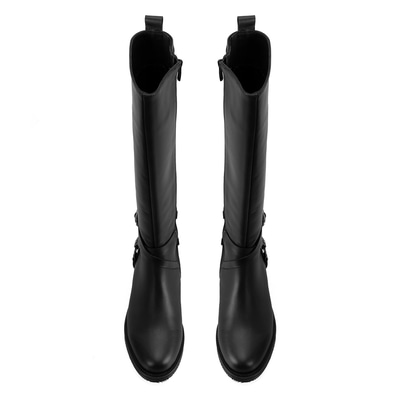 Zaria Siyah Kadın Deri Çizme