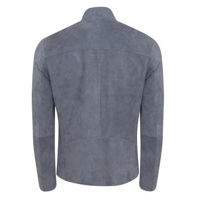 Zelmira Erkek Perfore Süet Deri Ceket