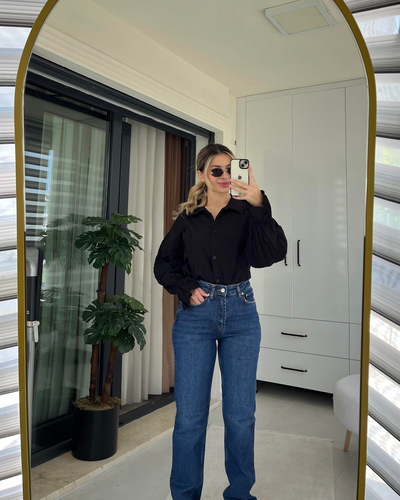 DÜZ KESİM LİKRALI JEAN