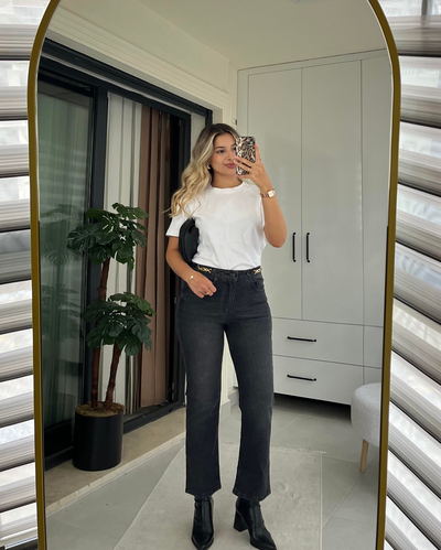 GOLD AKSESUAR LİKRALI JEAN