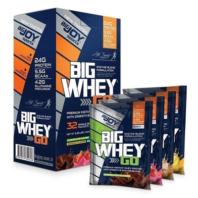 Big Joy Big Whey Go Protein 1040 Gr 32 Saşe Mix Aroma