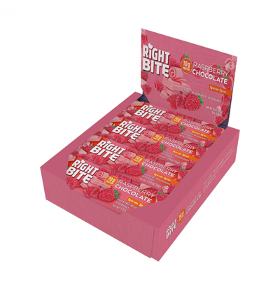 Right Bite Protein Chocolate Raspberry Chocolate 16 Adet x 35 Gram
