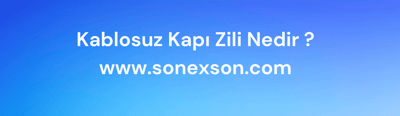 kablosuz kapı zili nedir