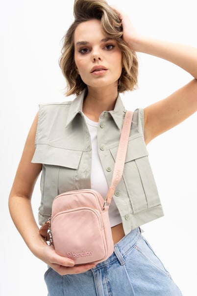 United Benetton BNT1252 Çapraz Çanta Pembe
