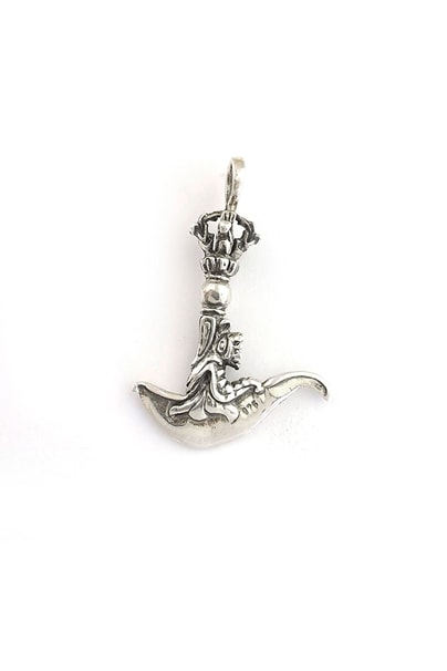 925 ayar Gümüş tasarım viking kolye ucu