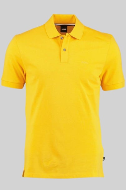 Boss Regular Fit Pallas Polo Yaka T-Shirt Sarı 753