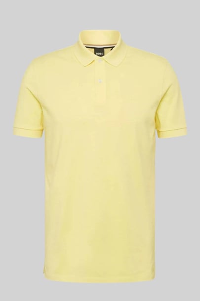 Boss Regular Fit Pallas Polo Yaka T-Shirt Sarı 738