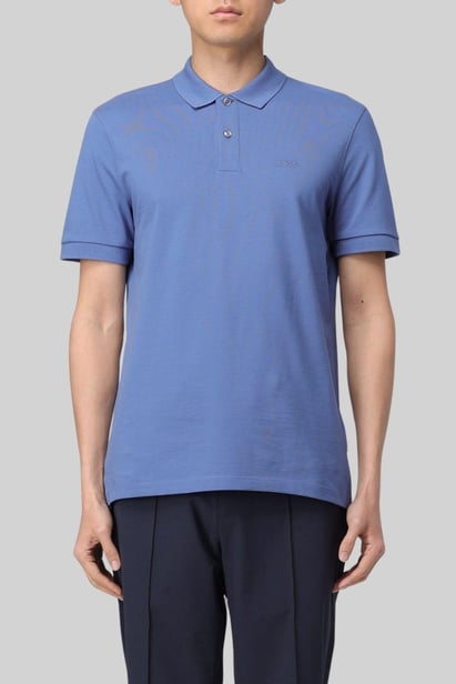 Boss Regular Fit Pallas Polo Yaka T-Shirt Mavi 479