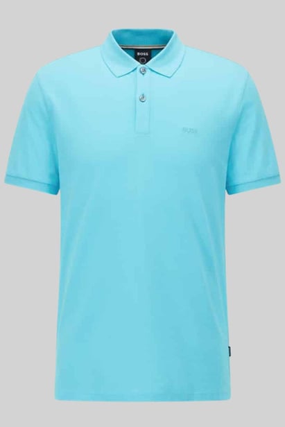 Boss Regular Fit Pallas Polo Yaka T-Shirt Mavi 462