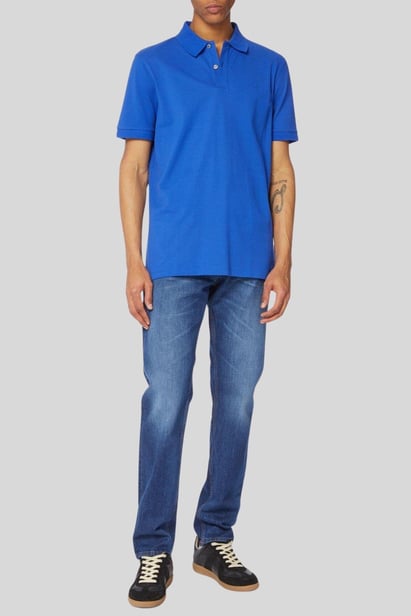 Boss Regular Fit Pallas Polo Yaka T-Shirt Mavi 433