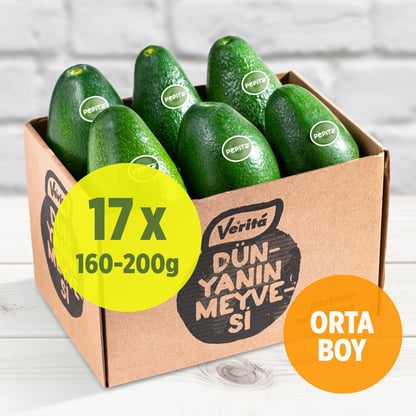Orta Boy Fuerte Avokado, 17 Adet