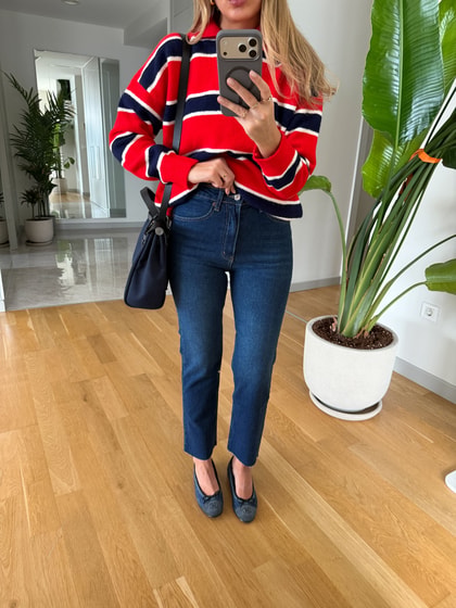 Adrey Boyfit Jean - Orta Mavi