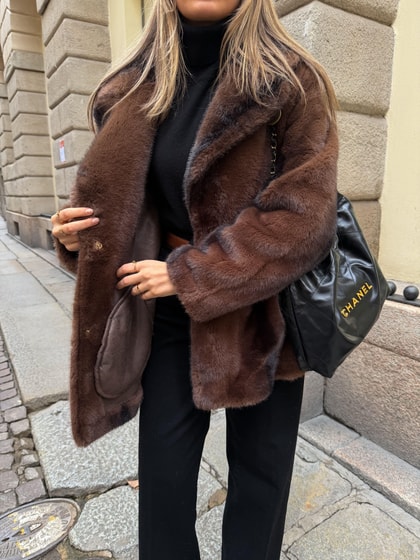 Amorf Kahve Suni Kürk