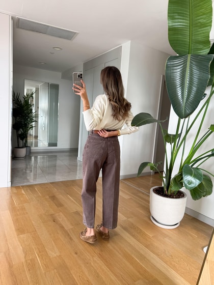 Cardie Skater Fıt Jean - Kahve Yıkamalı