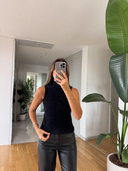 Yelly Sakallı Süveter - Siyah