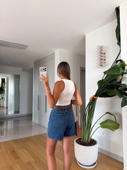 Dilvin Kolsuz Crop Top - Beyaz