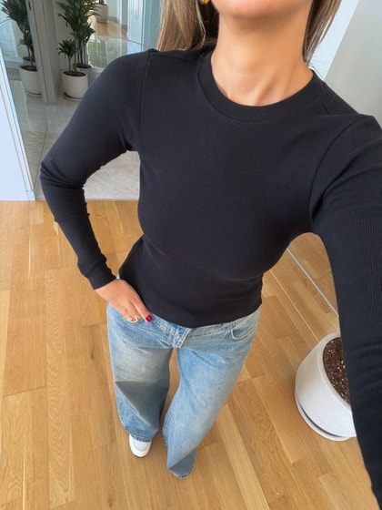 Elas Fitilli Basic Body - Siyah
