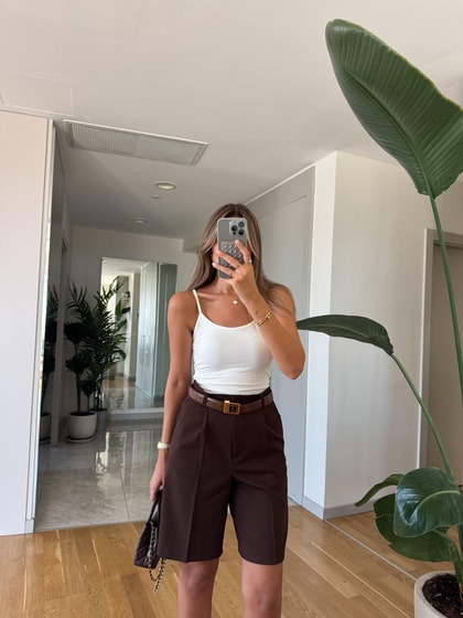 İnce Askılı Poliamid Atlet - Beyaz