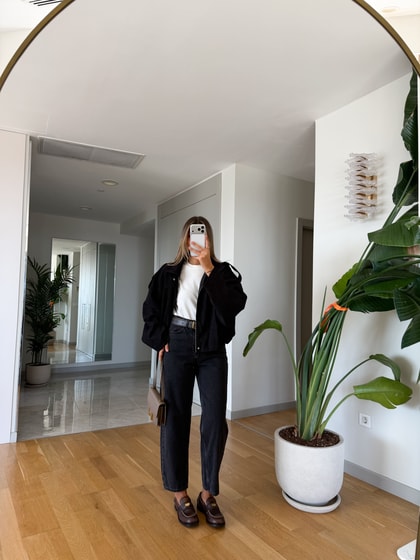 Kylie Mom Jean - Antrasit