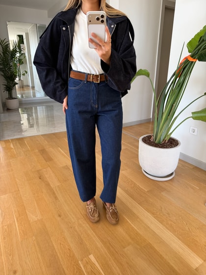 Kylie Mom Jean - Lacivert