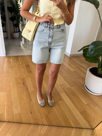 Lexi Denim Şort - Açık Mavi