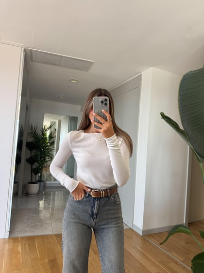 Margox Merserize İnce Triko Ekru