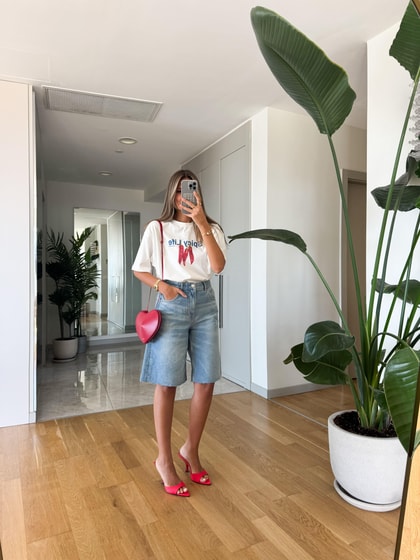 Mng Şehir Boy Denim Şort
