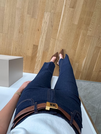 Mona Flare Jean - Lacivert