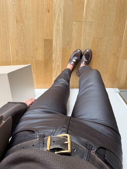 Mumlu Kahve Pantolon