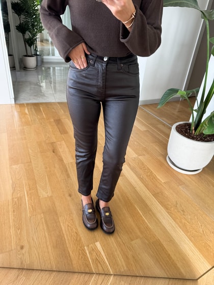 Mumlu Kahve Pantolon